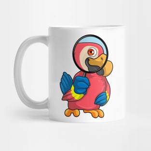 Parrot with Magnifying glass Mug